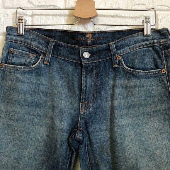 7 for all mankind bootcut turned into Capri Jeans Women’s Size 30 - Picture 4 of 7